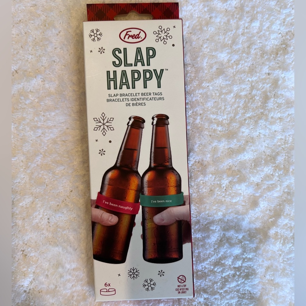 NWT Slap Happy Slap Bracelet Beer Tags